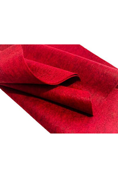feltland Fetru/pasla din lana, moale 1mm, 40% lana-60% viscoza, 25*45 cm rosu melanj