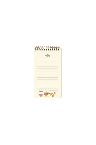 KESKİN COLOR Keskin Color to Do List Top Spiral Planner Coffee