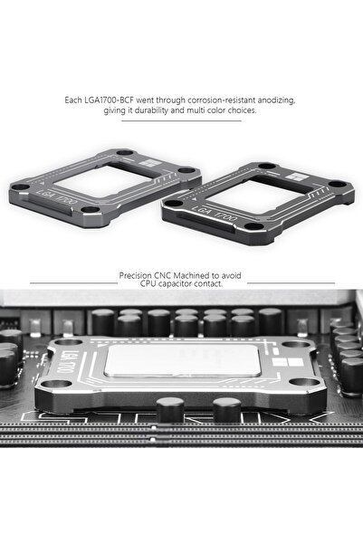 ThermalRight مشبك تثبيت وحدة المعالجة المركزية لمعالجات Intel من الجيل 12/13/14 (LGA1700) - رمادي، 4 دبابيس