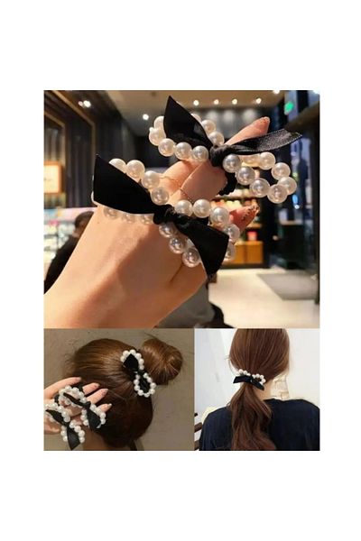 OKAVANGO Women's 2-Piece Pearl Infinity Hairpin Set Hairpin Girl's Hairpin Women