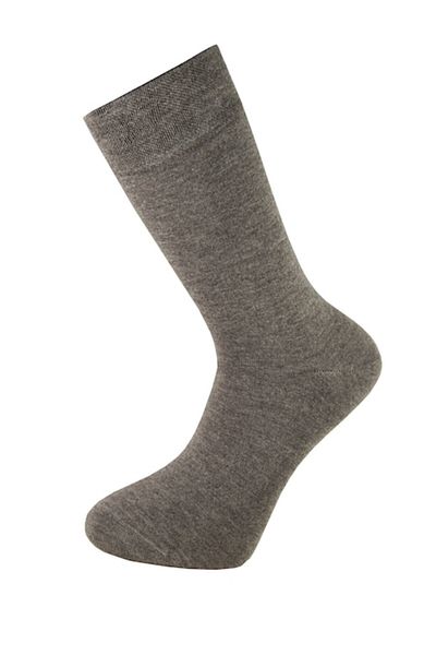 O8K Men's socks made of wool and bamboo fibers, Newtone, W17, Seamless, Melange Grey, 41-44 EU