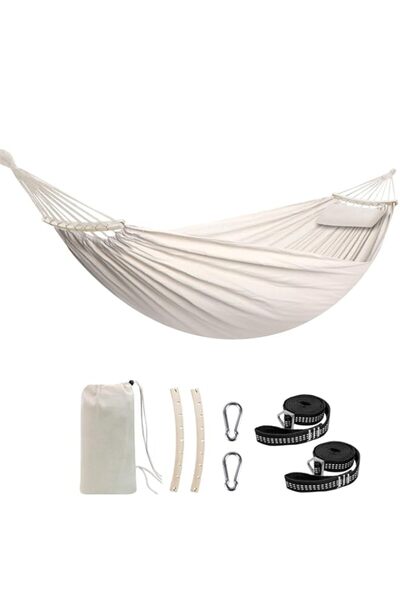 Generic Hammock Large, Portable Soft Breathable Camping Cotton Hammock Holds ...
