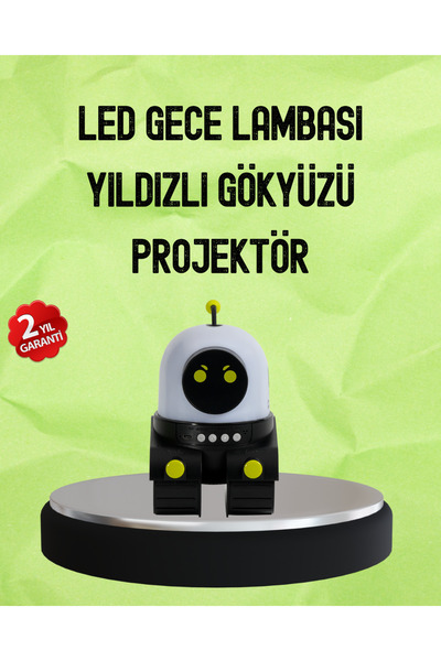 Clevora Bluetooth Bağlantılı Yüksek Çözünürlüklü Galaksi Projektör