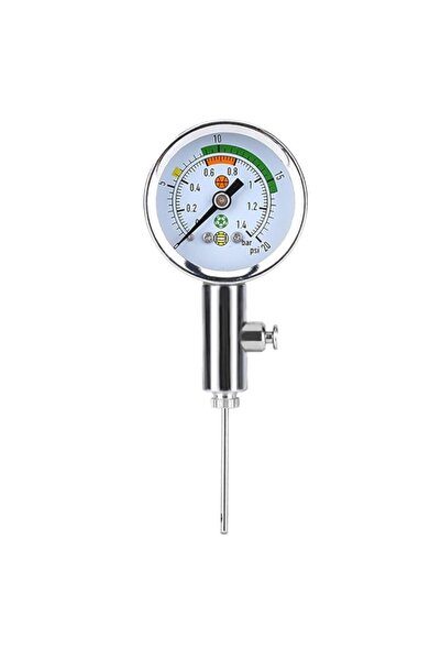 Generic Asixxsix Ball Pressure Gauge, Portable Accurate Anti-rust Ball Air Pr...
