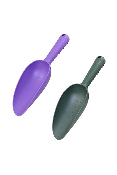 Generic 2Pcs Plastic Garden Shovel Hand Trowel Tool, Non-Slip Potting Soil Sc...