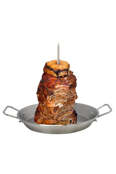 Generic صينية شواء عمودية من دولموتي، حامل شاورما جيروسكوب للفرن، طبق أل باست...