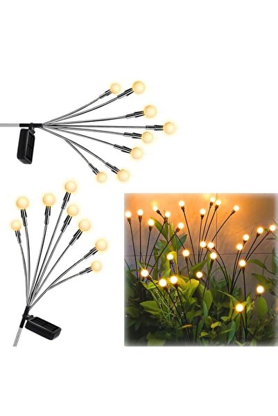 Generic مجموعة مصابيح دووماما الشمسية المتأرجحة، قطعتان - إضاءة خارجية مزخرفة...