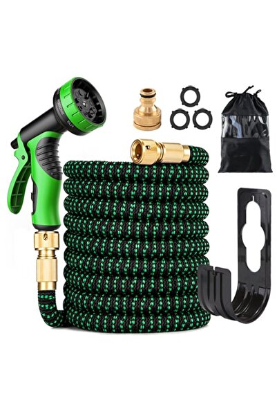 Generic خرطوم حديقة موريليان قابل للتمدد بطول 75 قدمًا مع فوهة ذات 9 وظائف، خ...