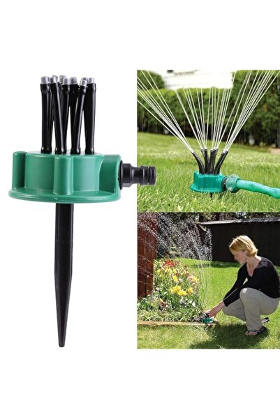 Generic Garden Sprinkler, 12 Hose Head Garden Plants Vegetable 360° Adjustabl...