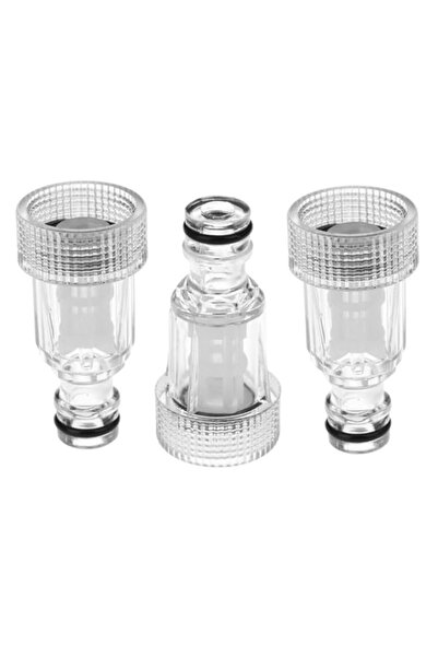 Generic 3 Pcs Plastic Machine Water Filter High Pressure Connection Fitting H...