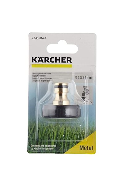 Generic Karcher Brass Tap Connector 1" – Durable Metal Garden Hose Connector ...