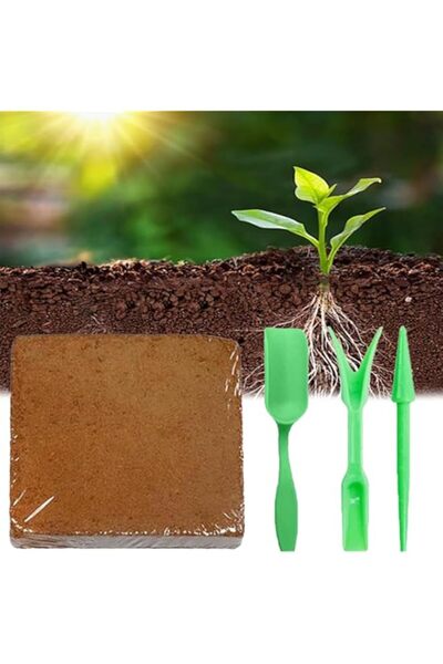 Generic Organic Coco Coir for Plants, Natural Compressed Coconut Coir Fiber w...