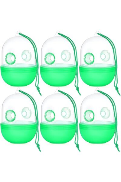 Generic مجموعة من 6 مصائد دبابير من NALACAL للتعليق في الهواء الطلق، مصائد نح...