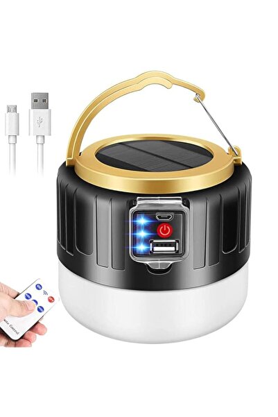 Generic DUUKOA مصباح تخييم LED يعمل بالطاقة الشمسية وفانوس طوارئ قابل لإعادة ...