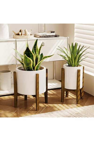 Generic حامل نباتات قابل للتعديل داخلي من باموورلد، حامل أصيص داخلي من الخيزر...