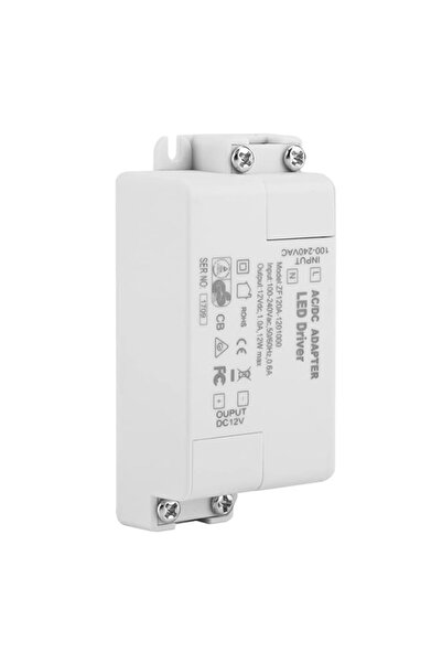 Generic Fdit 12W LED Driver, Short Circuit Protection 12V Transformer for MR1...