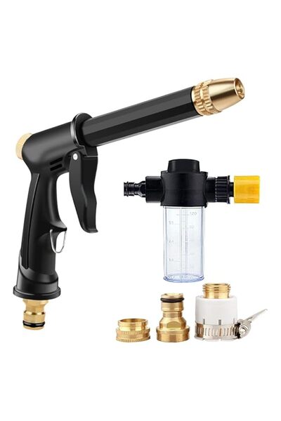 Generic فوهة خرطوم الحديقة عالية الضغط من ديفسيدار، مجموعة فوهات ري الحدائق ش...