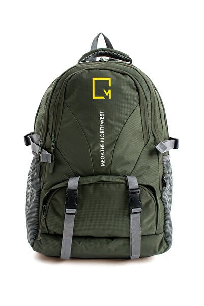travelpolo Haki Dağcı Tipi Kamp ve Laptop Sırt Çantası 6009