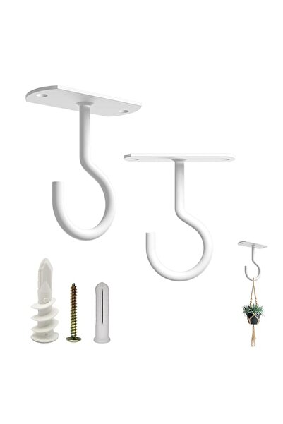 Generic خطافات سقف NACETURE شديدة التحمل - قطعتان - خطافات نباتات للتعليق في ...