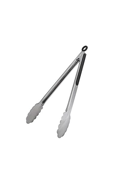 Generic 12-Inch Premium Stainless Steel Grill Tongs with Non-Slip Handles Loc...