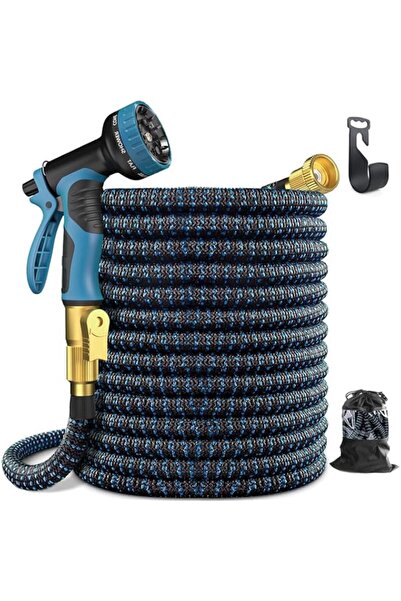 Generic خرطوم مياه للحديقة قابل للتمدد من Hcosmy، خرطوم قابل للطي مع فوهة رش ...