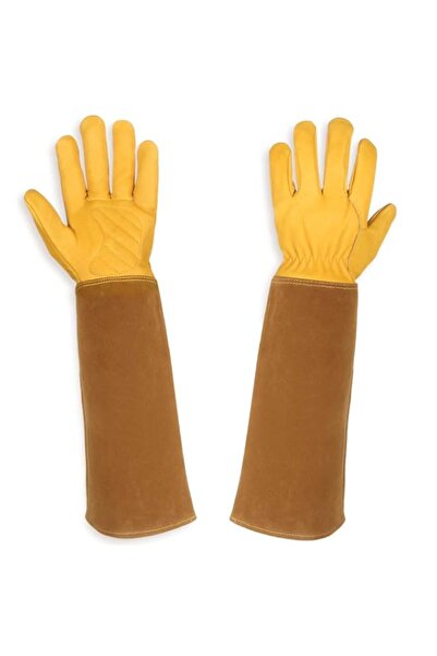 Generic قفازات كاست ويف للبستنة شديدة التحمل، قفازات تقليم الورود للرجال والن...