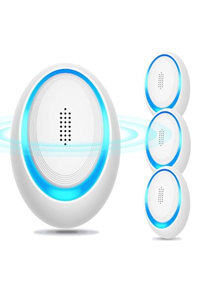 Generic عبوة من 4 قطع طاردة للبعوض، طاردة إلكترونية للآفات للفئران والصراصير ...