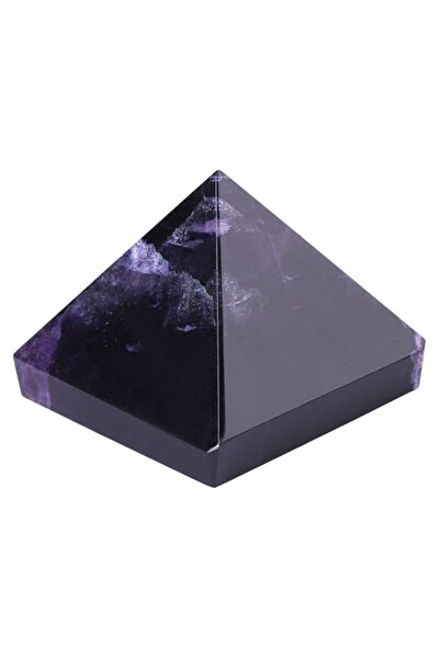 Generic Amethyst Crystal Pyramid 3Cm Purple Stone Figurine Home Decor Gift He...