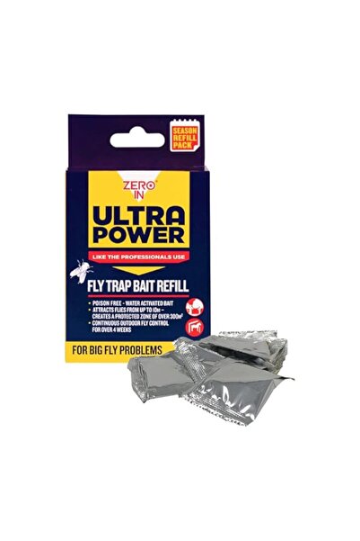 Generic مصيدة ذباب خارجية فائقة القوة من إس تي في زيرو - عبوة إعادة تعبئة الطُعم