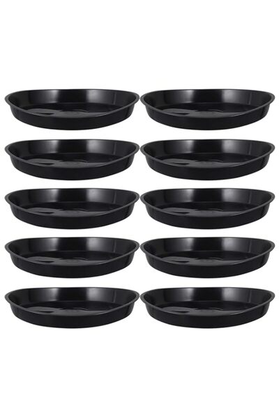 Generic 10 قطع من صحن النباتات، صينية أصيص زهور متينة وسميكة، طبق ماء للاستخد...