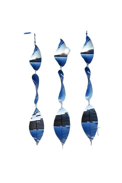 Generic متجر وايت شوب، 9 قطع من أقراص معدنية لامعة مضادة للطيور، مع عاكسات لل...