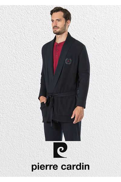 Pierre Cardin Men's Clothing 5 Piece Knitwear Robdöşambr & Summer - Winter Pajama Set L1.Pc.5595.02