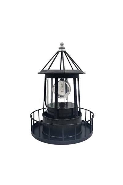 Generic BIGTHREE LED Solar Powered Lighthouse, 360 Degree Rotating Lighthouse...