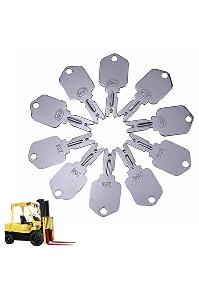 Generic 10 قطع مفاتيح رافعة شوكية 166 مفتاح إشعال متوافق مع كلارك متوافق مع ه...