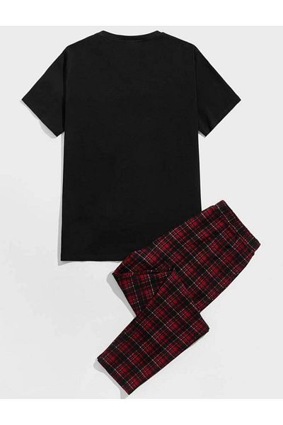 Hunors Sportswear & Company Men's Plaid Pajama Set