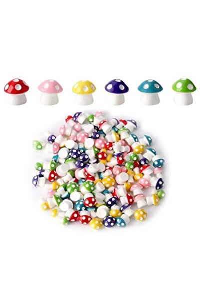 Generic NASHRIO mini Mushroom Miniature Figurines: 48 Pcs Fairy Garden Mushro...