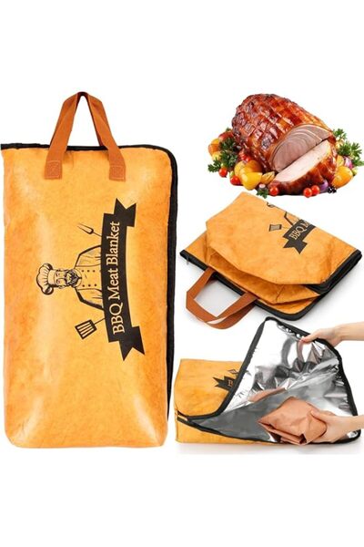 Generic بطانية شواء من YelaJoy لراحة اللحوم، بطانية راحة لحوم المدخن، قابلة ل...