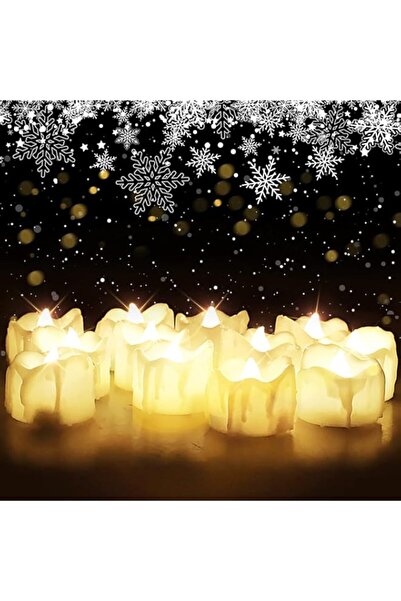 Generic شموع شاي MAKINGTEC، شموع شاي أوتوماتيكية بدون لهب تعمل بالبطارية، تضي...