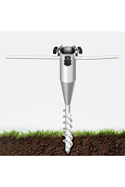 Generic حامل مظلة شاطئ NALACAL رملي عالي التحمل، حامل مظلة أرضي عالي التحمل م...