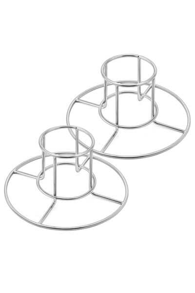Generic E-far 2-Pack Beer Can Chicken Holder for Grill Smoker Oven, Vertical ...