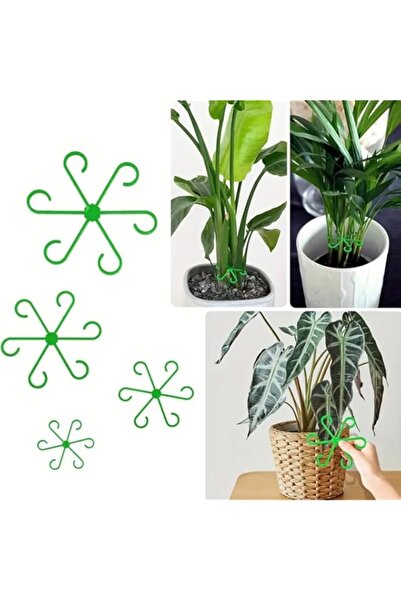 Generic 4 قطع من دعامات سيقان النباتات القابلة لإعادة الاستخدام - أوتاد دعم ا...