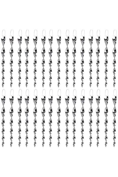 Generic تزوييق 30 قطعة من قضبان تخويف الطيور الملتوية من الرياح، جهاز ردع بلا...