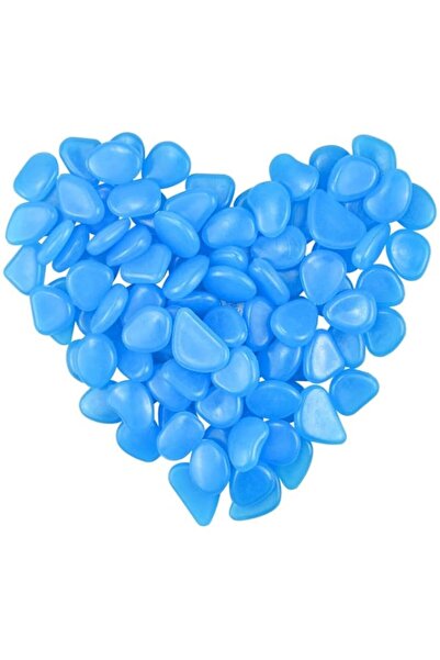 Generic 100 Pack Glowing Pebbles, Glow in the Dark Stones, Luminous Rocks for...