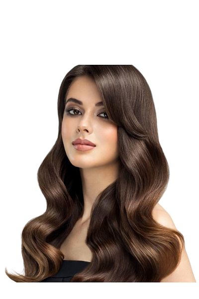 Dr Hair Beauty Dark brown hair dye shampoo containing 5 natural herbs, free of ammonia, parabens and sulfates, covers gray hair, 50 ml
