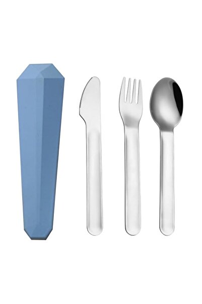 Generic مجموعة أدوات المائدة المحمولة من نالاينا مع حقيبة سفر وأدوات المائدة ...