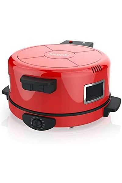 SAACHİ 40cm Roti Tortilla Pizza Maker NL-RM-4980G-RD