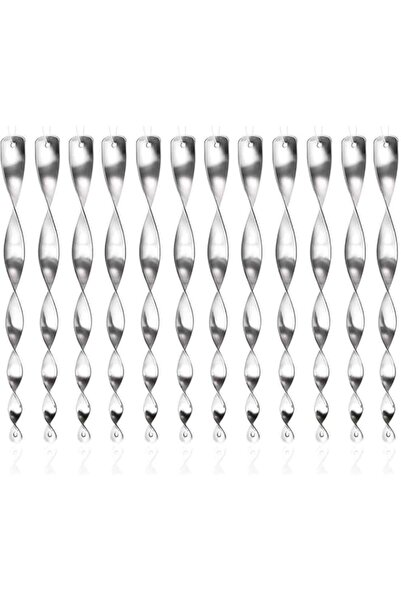 Generic 12 Pcs Bird Repellent Rods, Reflective Bird Deterrent Rods, Bird Dete...