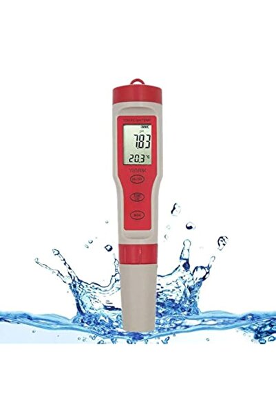 Generic جهاز اختبار المياه الرقمي 4 في 1 لقياس درجة الحموضة/المواد الصلبة الذ...