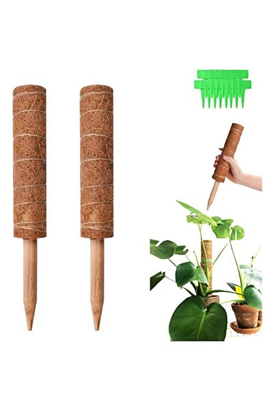 Generic Elecdon Coir Moss Pole, 30Cm Coco Poles With Gardening Tool Set, Natu...