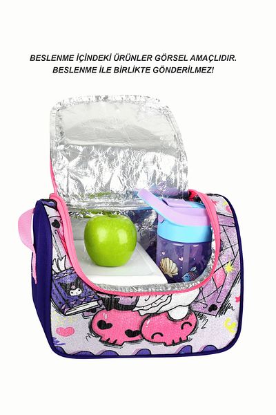 Chocuk Glitter Kuromi Thermal Thermal Insulated Lunch Box